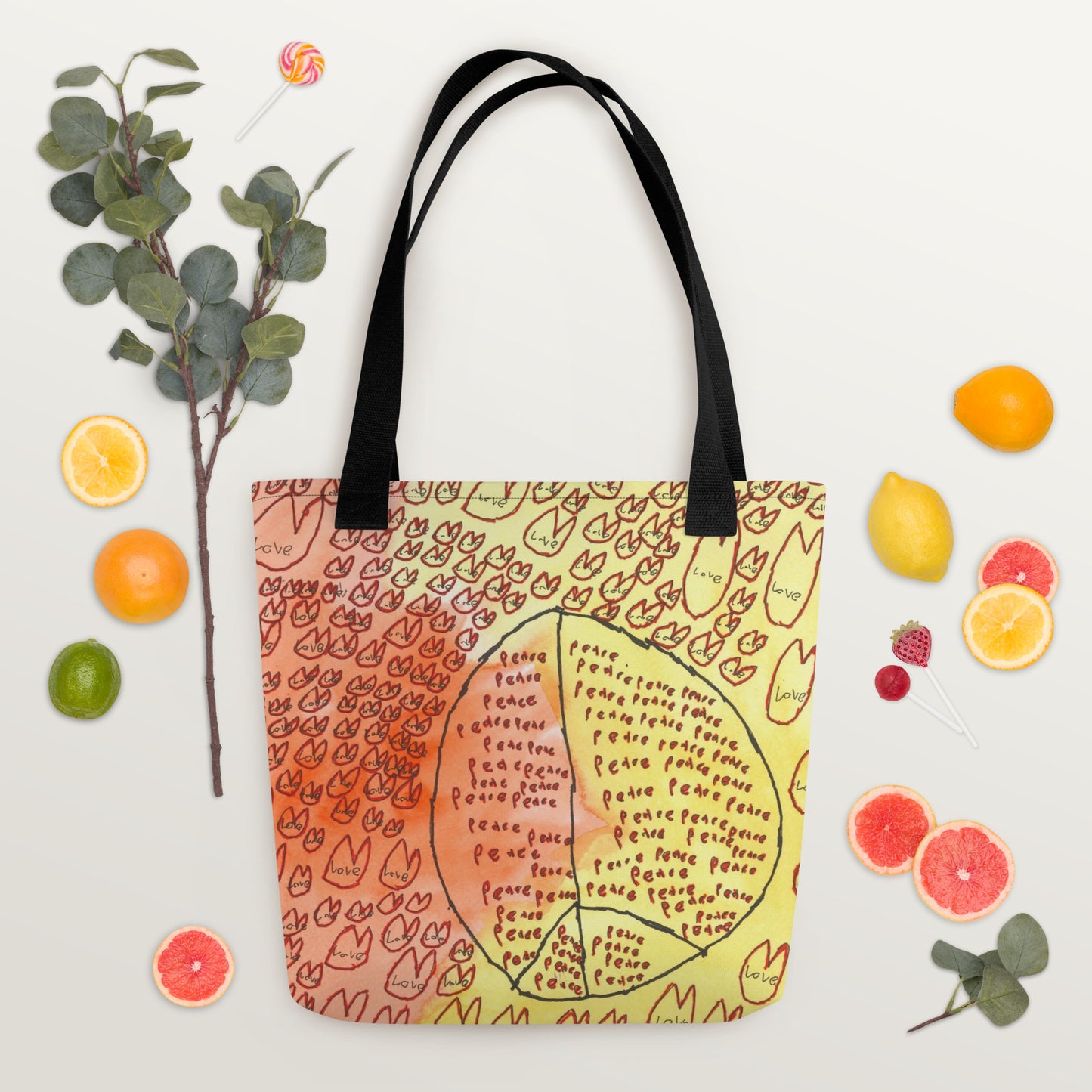 Tote bag - "Peace and Love"