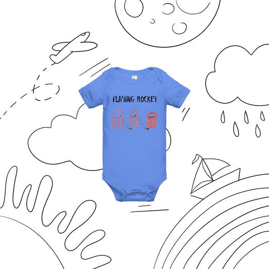 Baby & toddler onesie - "Playing Hockey with the Condors"