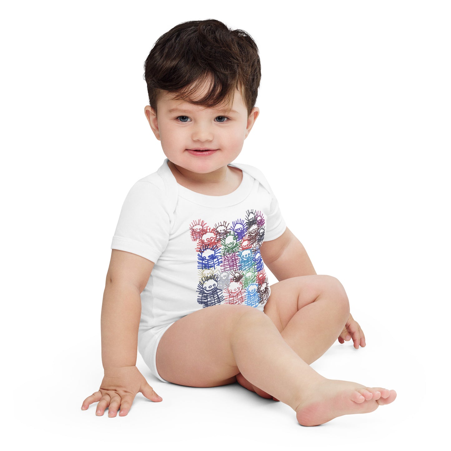 Baby & toddler onesie - "Pretty Flower's 60th Birthday Party"