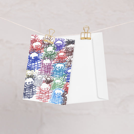 Greeting card - "Pretty Flower's 60th Birthday Party"