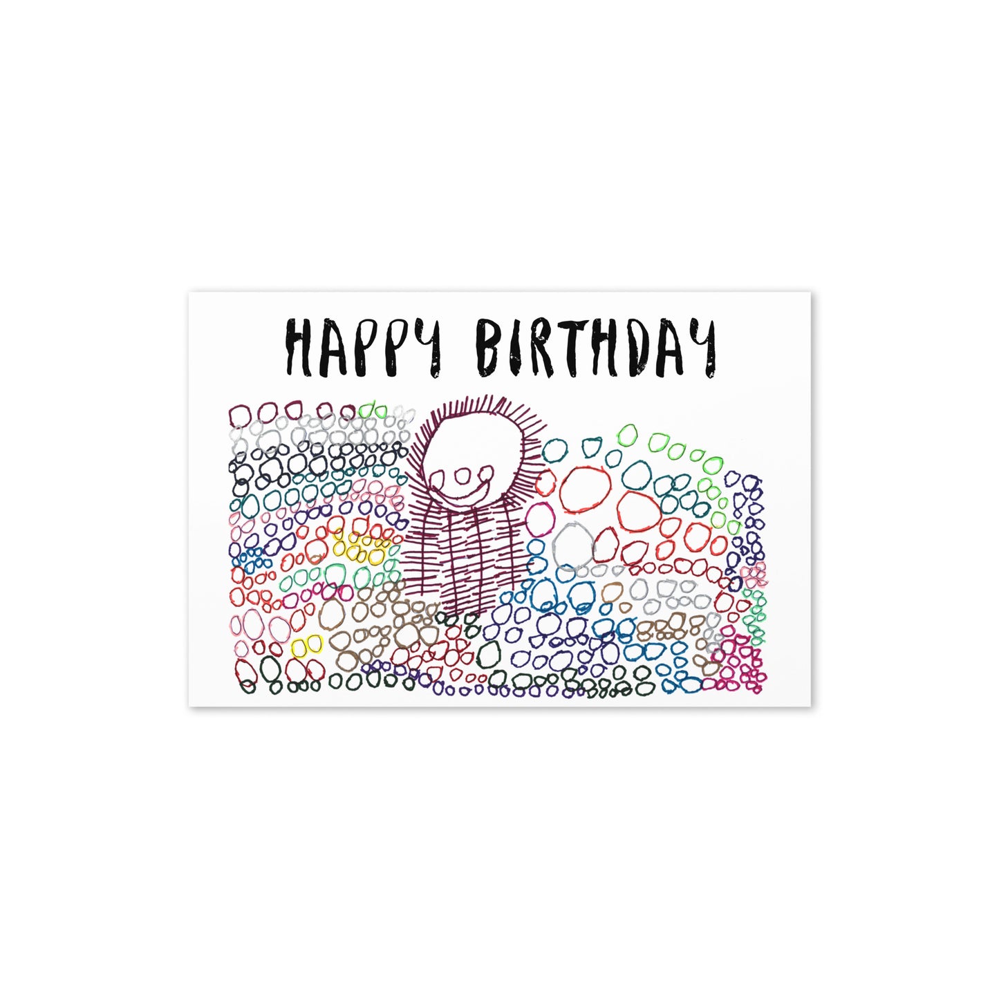 Greeting card - "Birthday Balloons"