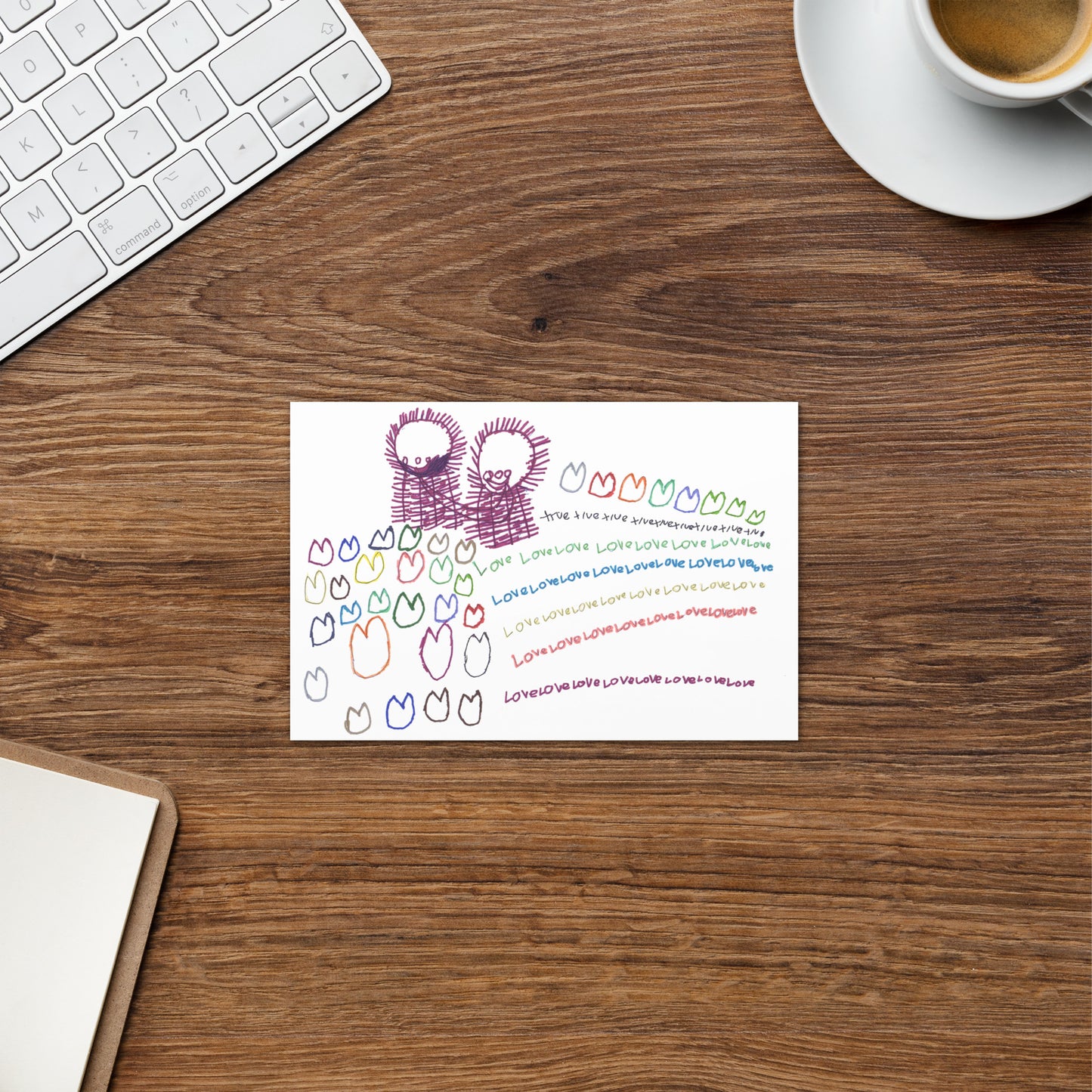 Greeting card - "True Love"