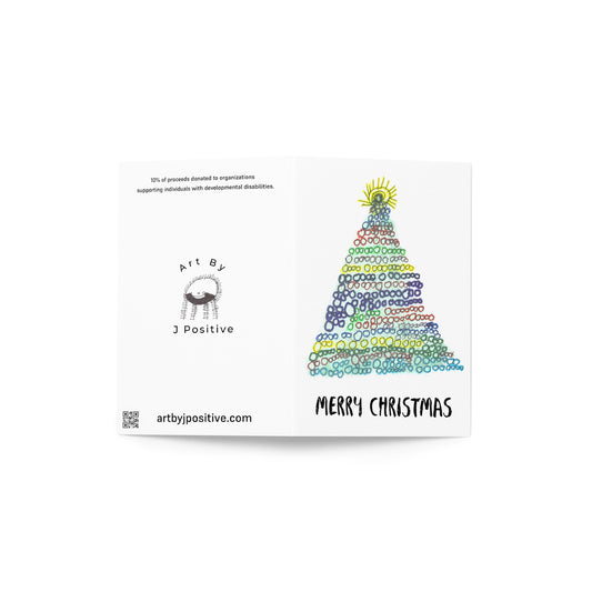 Greeting card - "My Christmas Tree"
