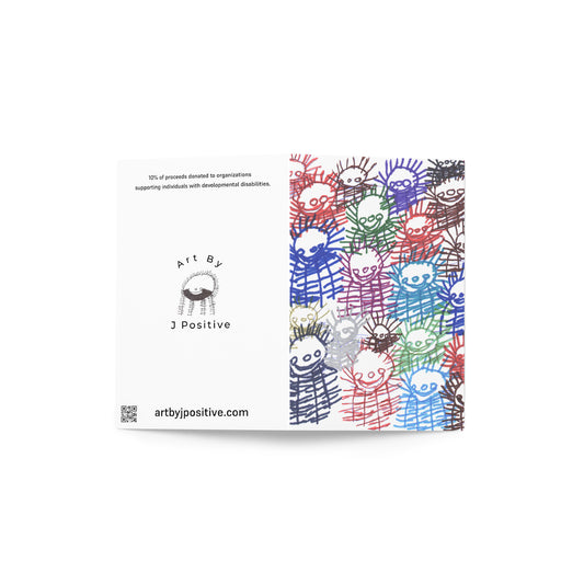 Greeting card - "Pretty Flower's 60th Birthday Party"