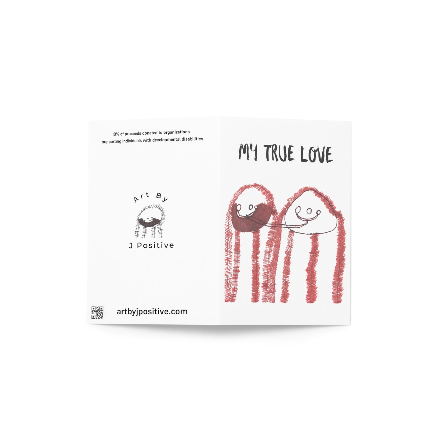 Greeting card - "My True Love"