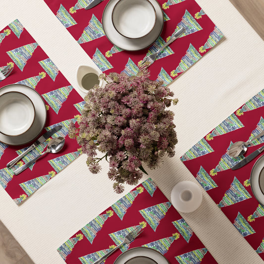 Placemat Set of 4 - "My Christmas Tree"