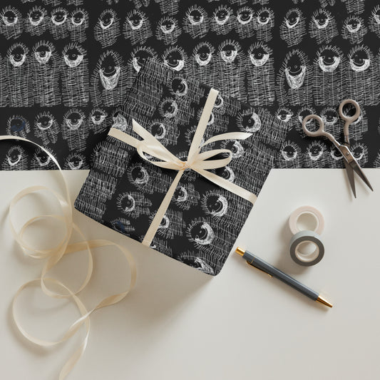 Wrapping paper sheets - "Men with Beards"
