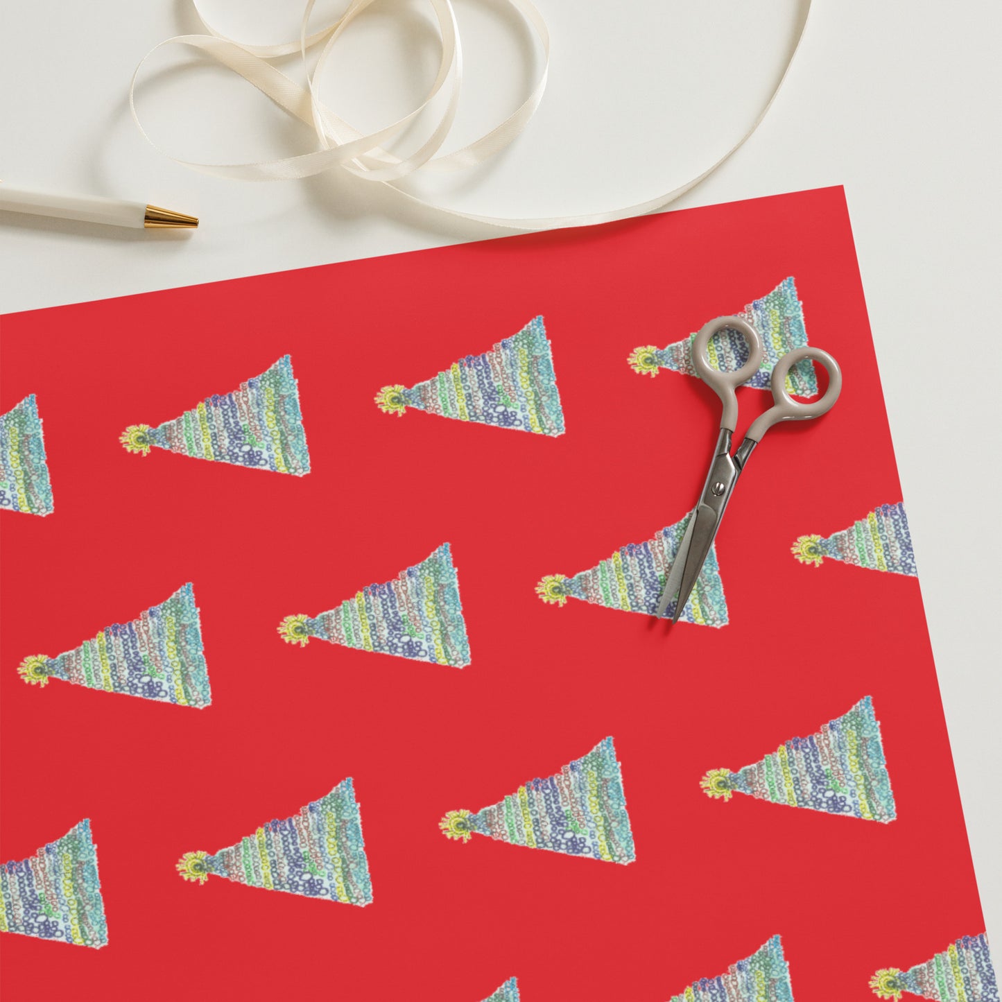 Wrapping paper sheets - "My Christmas Tree"