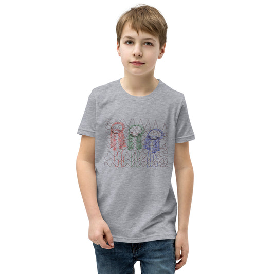 Youth Tee - "Skiing Moguls at Tremblant"