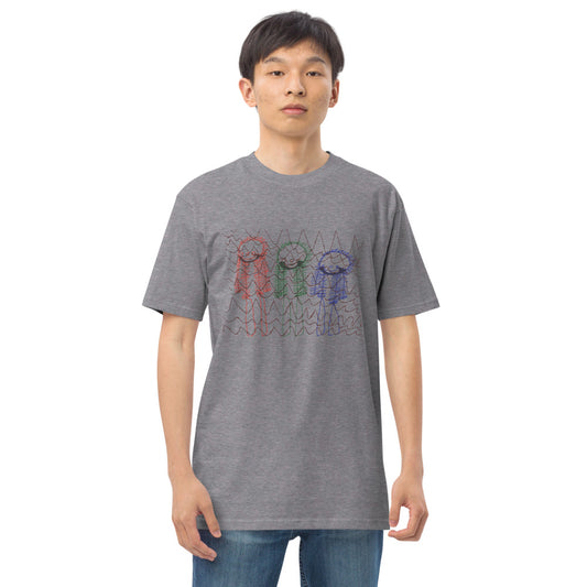 Men’s tee - "Skiing Moguls at Tremblant"