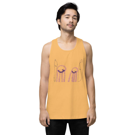 Men’s tank top - "Drinking Beer With Dad"