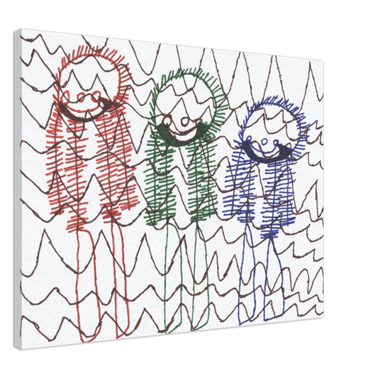 Canvas 24"x32" - "Skiing Moguls at Tremblant"