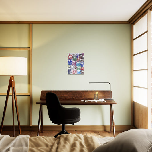 Canvas 16"x12" - "Pretty Flower's 60th Birthday Party"