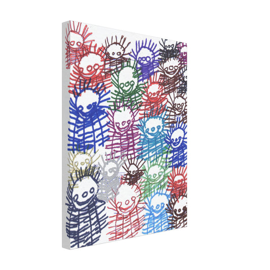 Canvas 16"x12" - "Pretty Flower's 60th Birthday Party"