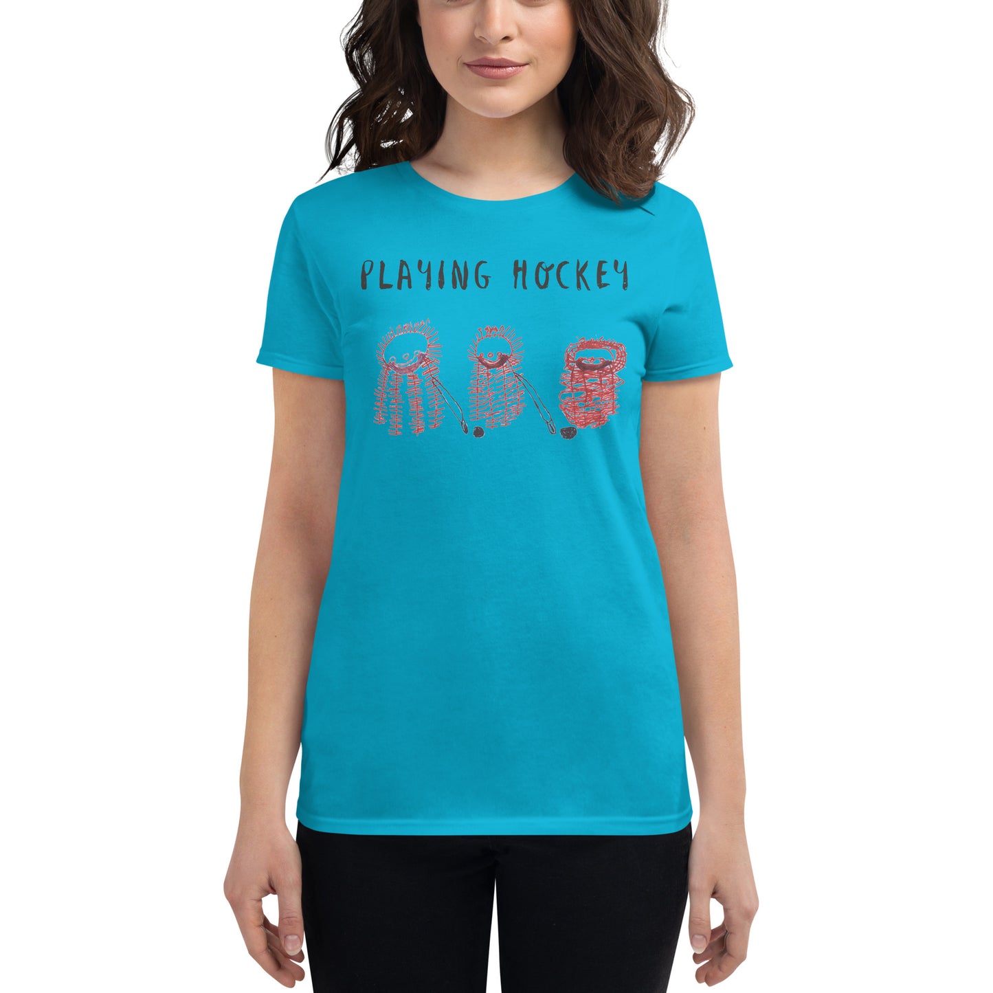 Women's tee - "Playing Hockey with the Condors"