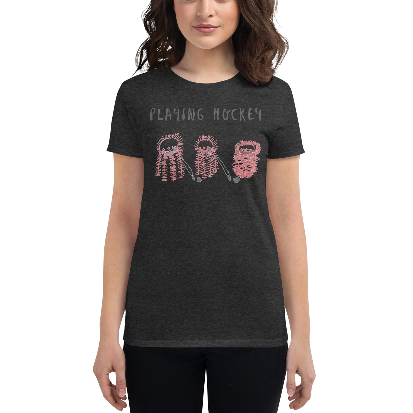 Women's tee - "Playing Hockey with the Condors"