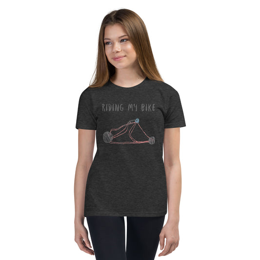 Youth Tee - "Riding My Bike"